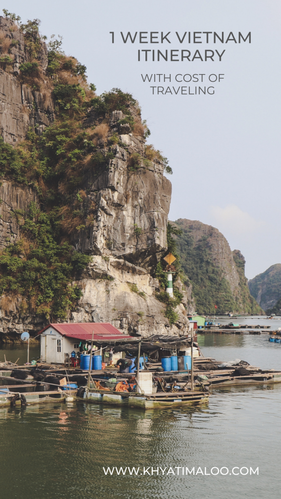 Vietnam itinerary, 7 Days Vietnam Itinerary on a Budget