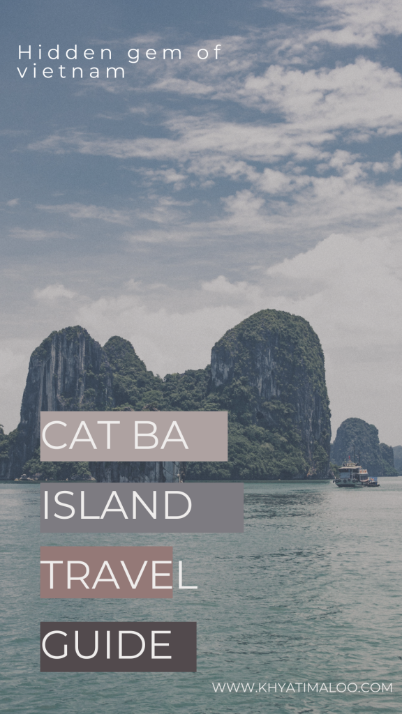 hidden gem of vietnam, cat ba island travel guide