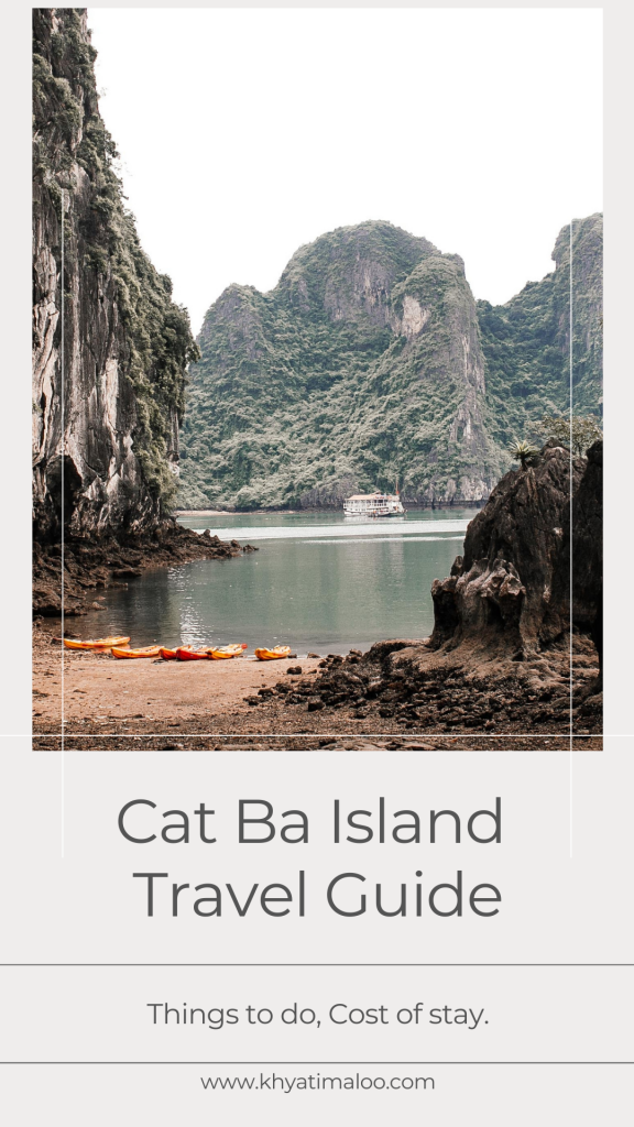 cat ba island travel guide