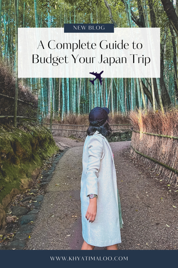 1 month japan trip cost