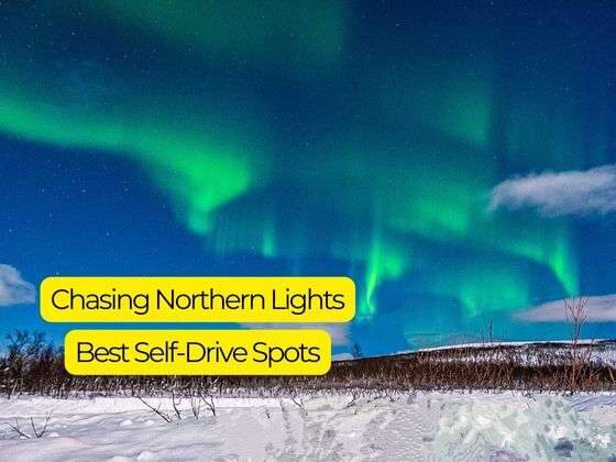 Chasing northern lights in norway, best self drive spots