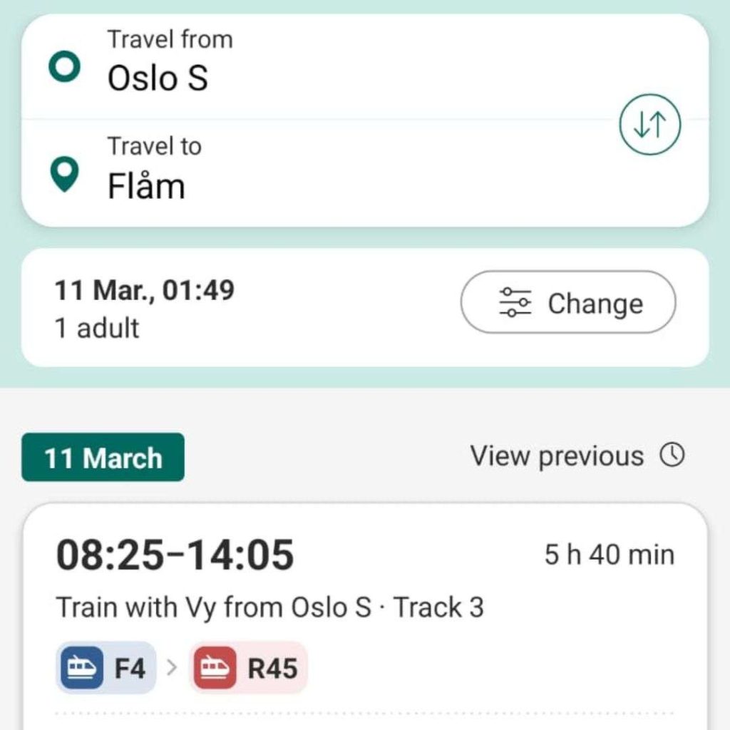 How to book tickets from Oslo to Flam. for norway in a nutshell